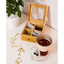 Pudełko na herbatę Tukao, brązowy