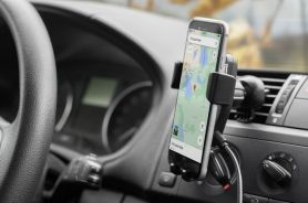 Uchwyt do telefonu z ładowarką indukcyjną GARI 15W- II gatunek