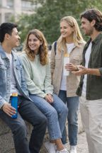 Butelka z recyklingowanego szkła NILLO 500 ml