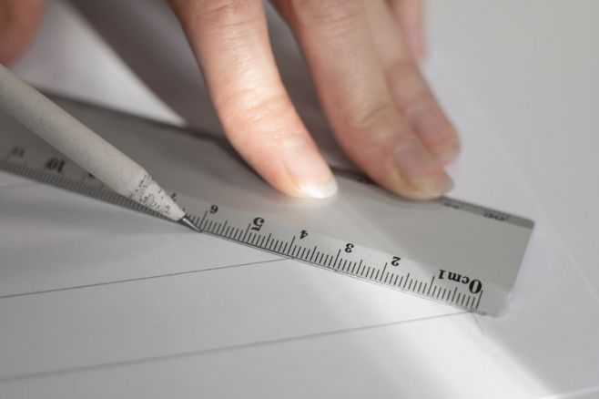 Linijka metalowa 30 cm FERRA