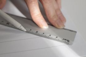 Linijka metalowa 30 cm FERRA