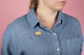 Przypinka bambusowa PINBOO