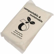 Poncho przeciwdeszczowe biodegradowalne FLEURUS