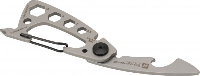 Brelok wielofunkcyjny BURUNDI Schwarzwolf