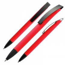 Długopis plastikowy soft touch BRESCIA