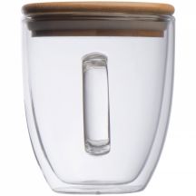 Kubek szklany z pokrywką GERTHE 350 ml