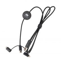 Kabel 4w1 z podświetlnym logo - LH-ZM02