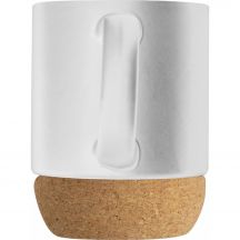 Kubek ceramiczny z korkiem GISTEL 350 ml