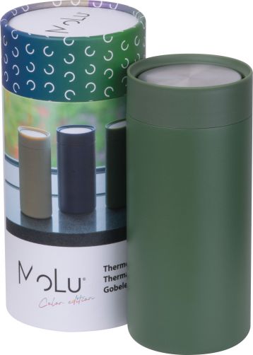 Kubek termiczny stalowy z recyklingu LE PORT MoLu 360 ml