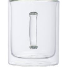 Kubek szklany z podwójnymi ściankami CARACAS 350 ml