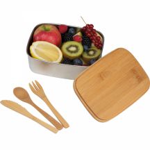 Lunch box ze sztućcami 1000 ml DIEST