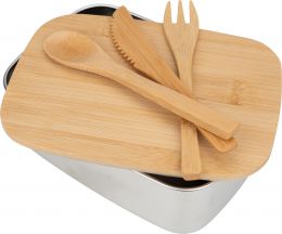 Lunch box ze sztućcami 1000 ml DIEST