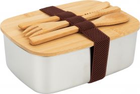 Lunch box ze sztućcami 1000 ml DIEST