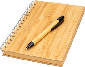 Notes A5 w linie z długopisem PISA