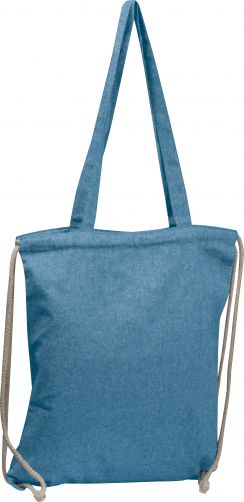 Torba bawełniana z długimi uszami z recyklingu 140 g/m2 ADDISON