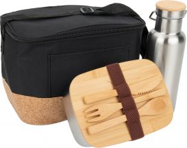 Zestaw butelka, lunch box, torba z juty REIMS