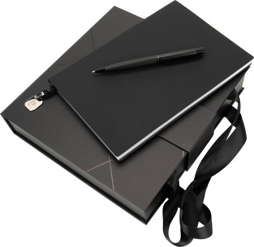 Notatnik A5 w linie z długopisem metalowym CHANTAL Pierre Cardin