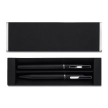 Zestaw piśmienniczy (lustrzany grawer) Treasure, srebrny