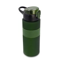 Bidon ze słomką Noviq 700 ml, ciemny zielony