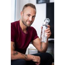 Bidon ze słomką Amad 800 ml, szary