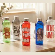 Butelka RPET Vetta 500 ml, czerwony