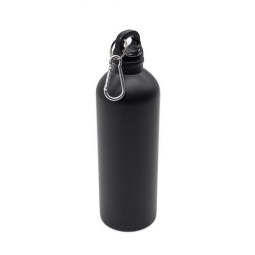 Bidon stalowy Caminos 800 ml, czarny