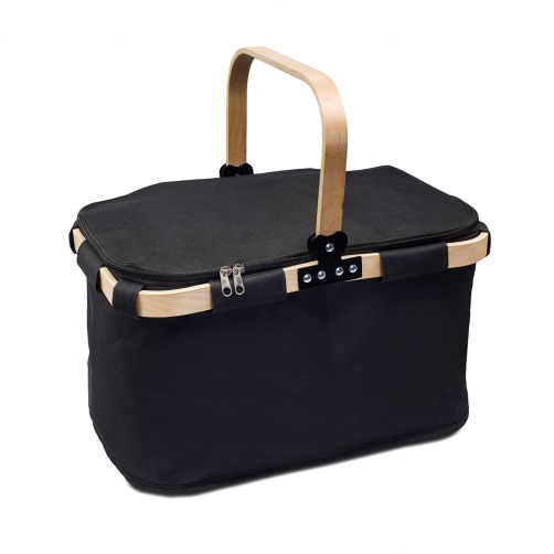 Kosz termiczny na zakupy Woody, czarny