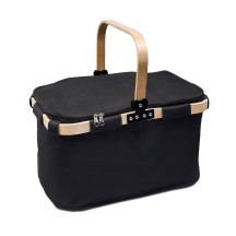 Kosz termiczny na zakupy Woody, czarny