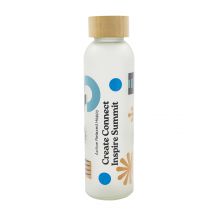 Butelka szklana Melbourne 500 ml, biały