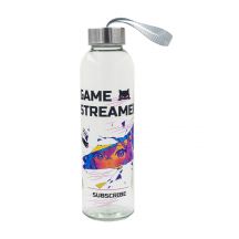 Butelka szklana Aqua Flow 500 ml, transparentny