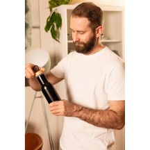 Butelka termiczna Lome 400 ml, czarny