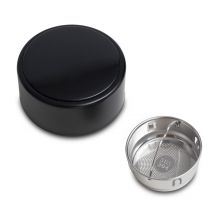 Kubek termiczny z termometrem Falco 420 ml, czarny