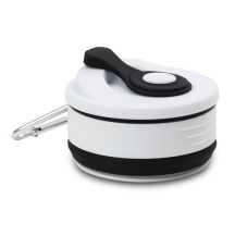 Kubek silikonowy Flexi 350 ml, czarny