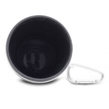 Kubek silikonowy Flexi 350 ml, czarny