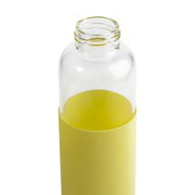 Szklana butelka Refresh 560 ml, żółty