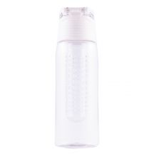 Bidon Frutello 700 ml, biały/transparentny