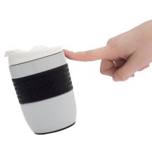 Kubek termiczny Offroader 200 ml, złamana biel - druga jakość