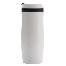 Kubek termiczny Viki 390 ml, czarny/biały