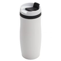 Kubek termiczny Viki 390 ml, czarny/biały