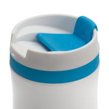 Kubek termiczny Viki 390 ml, niebieski/biały