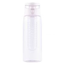 Bidon Mint 700 ml, biały/transparentny