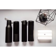 Bidon stalowy Fun Tripping 700 ml, czarny