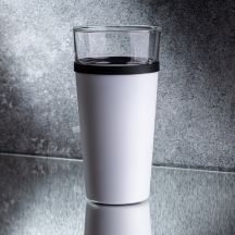 Kubek szklany Alpena 400 ml, biały