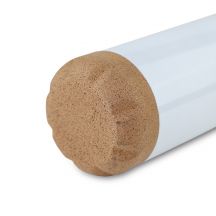 Butelka termiczna z korkowym spodem Jowi 500 ml, biały