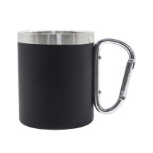 Kubek stalowy Magaro 300 ml, czarny