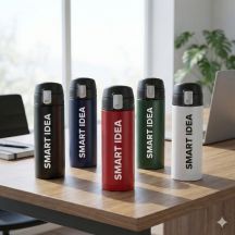 Kubek termiczny Bergen 340 ml, biały