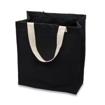 Torba z bawełny 340 g/m2 Lisburn, czarny