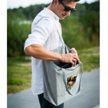 Torba z bawełny 340g/m2 Kinia, szary