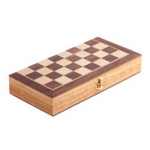 Drewniane szachy, brązowy - druga jakość