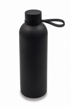 Butelka termiczna z uchwytem Mendoza Duo 500 ml, czarny